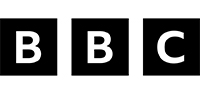 the logo for the BBC